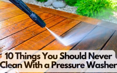 10 Things You Should Never Clean With a Pressure Washer