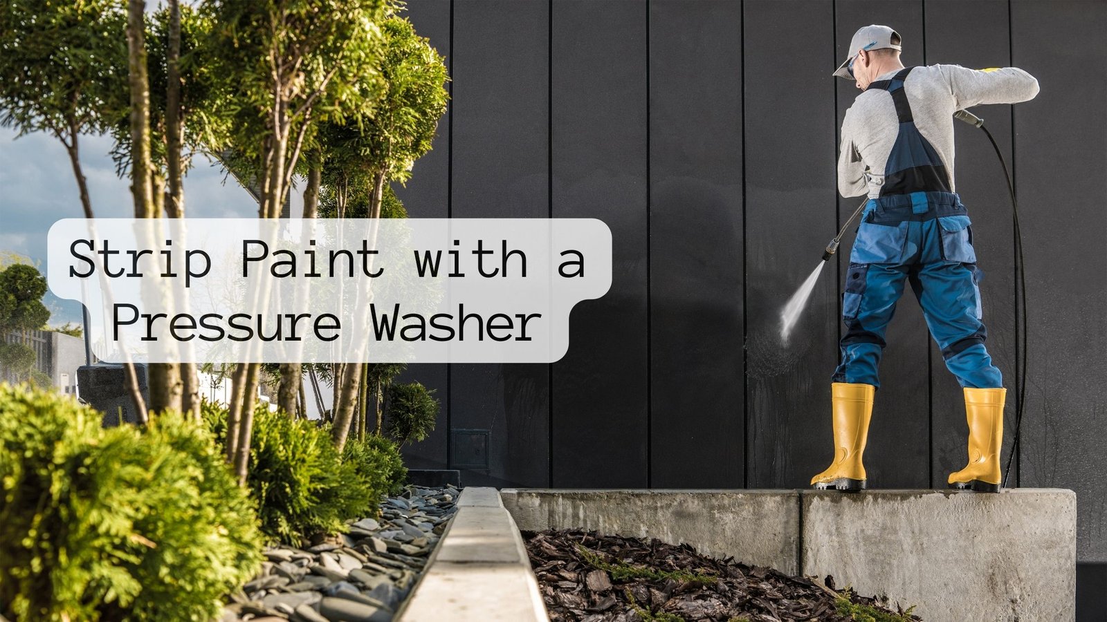 Paint Stripping With Pressure Washer